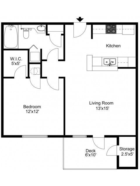 One Bedroom, One Bath - Beechwood Pines