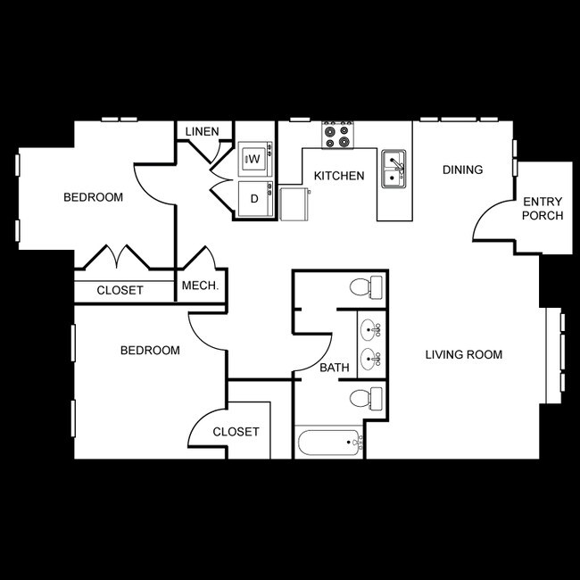 2BR/1BA - Bridges at Florence