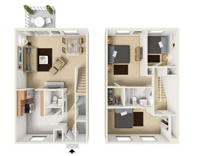 Floorplan - Millwood Townhouses