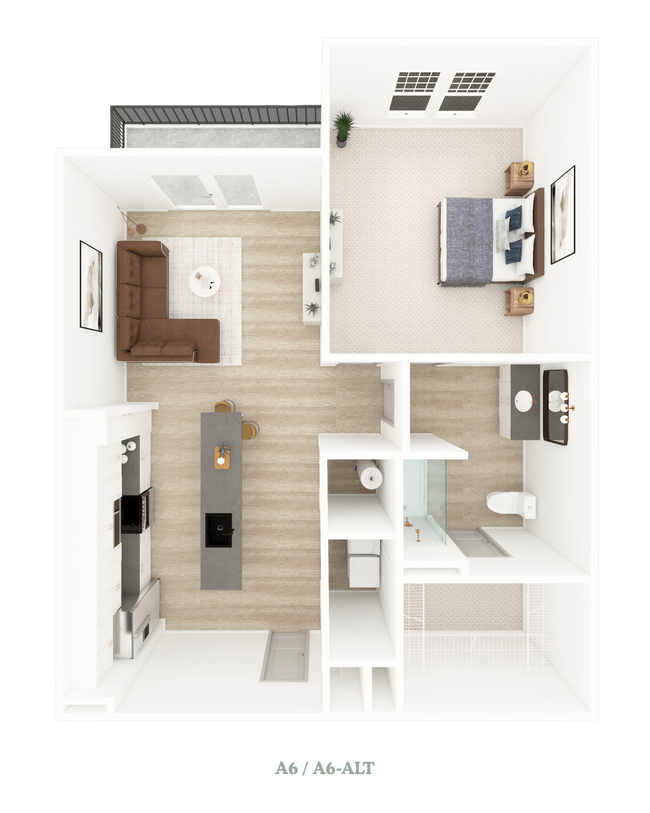 Floorplan - District on the Etowah Apartments