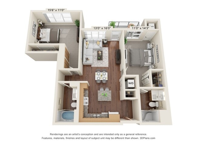 Floorplan - The Oasis at Twin Lakes