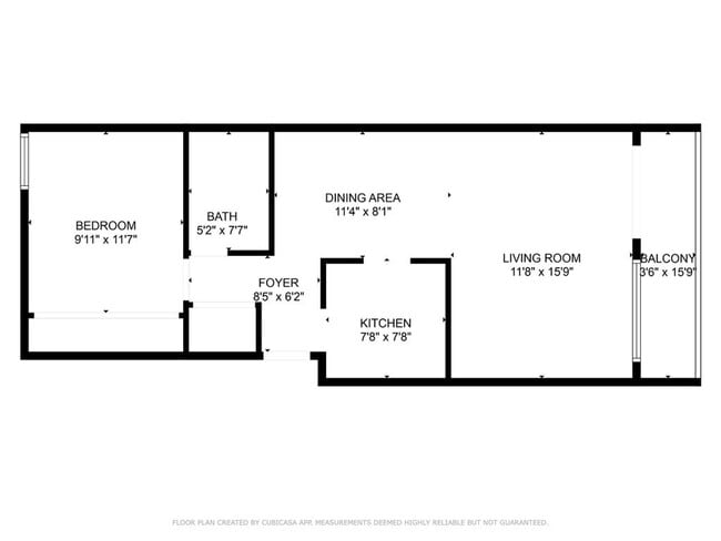 Floorplan - Bayview Apartments