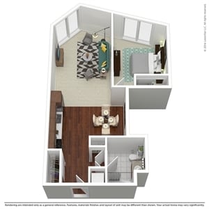 1br/1ba - Rincon Green