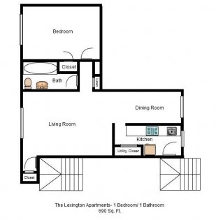 1BR/1BA - The Lexington Apartments