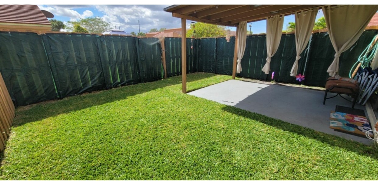 Backyard and Terrace Area - 13566 SW 11th Ln