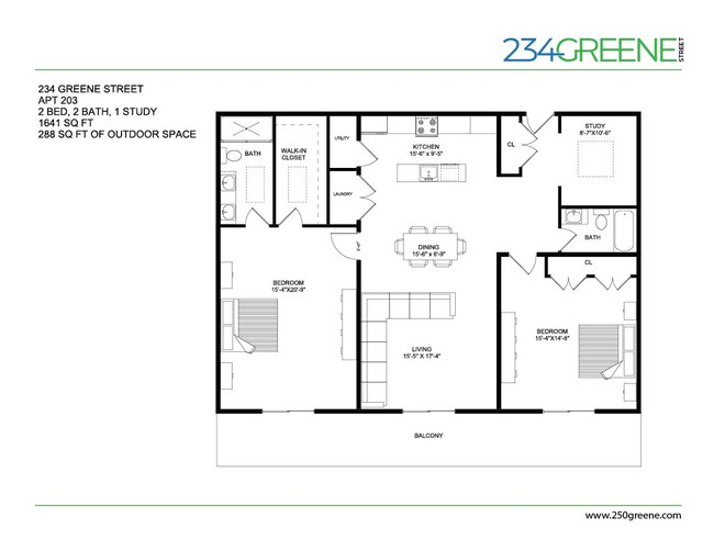 Floorplan - 250 Greene St