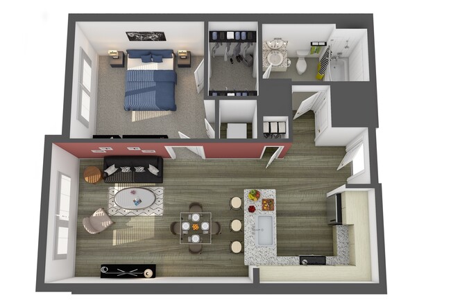 Floorplan - Studio 3807