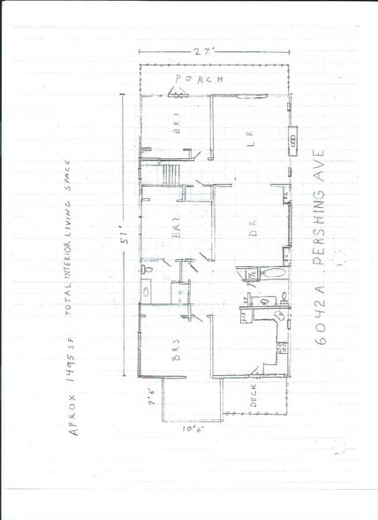 Layout - 6042 Pershing Ave