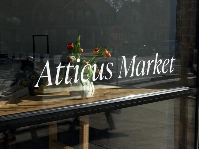 One block to Atticus Market - 127 Foster St