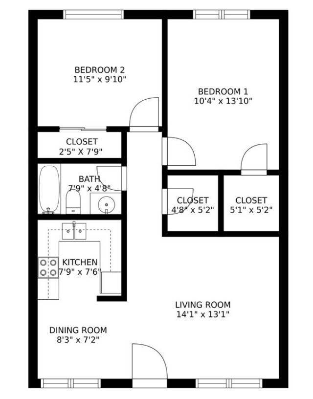 Open, versatile floorplan with lots of storage - Westview Apartments