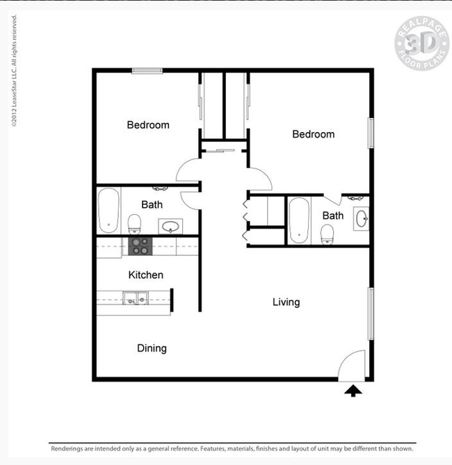 Floorplan - Villa Marina Apartments