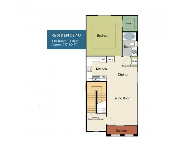 1BR/1BA - Adora Townhomes