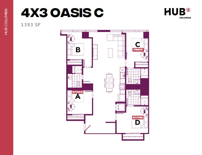4x3 Oasis C - Hub Columbia
