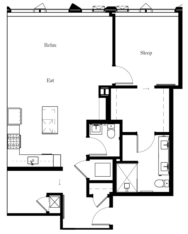 Floorplan - The Residences at Rainier Square