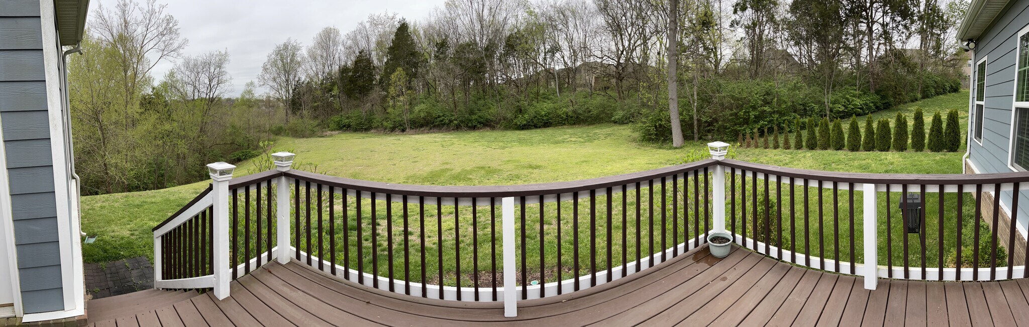 Panorama view off the back deck - 7736 Tranquil Trl