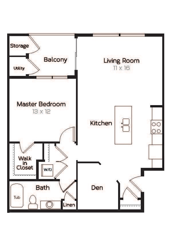 Floorplan - Arterra Place Apartments