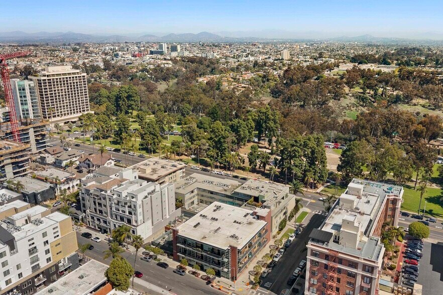 The building is one block from Balboa Park - 3211 5th Ave