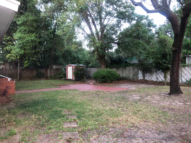 Shaded, fenced back yard - 921 Brookview Cir