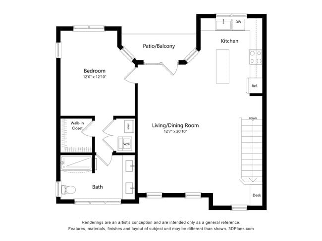 Floorplan - Meridian at Rogers Branch