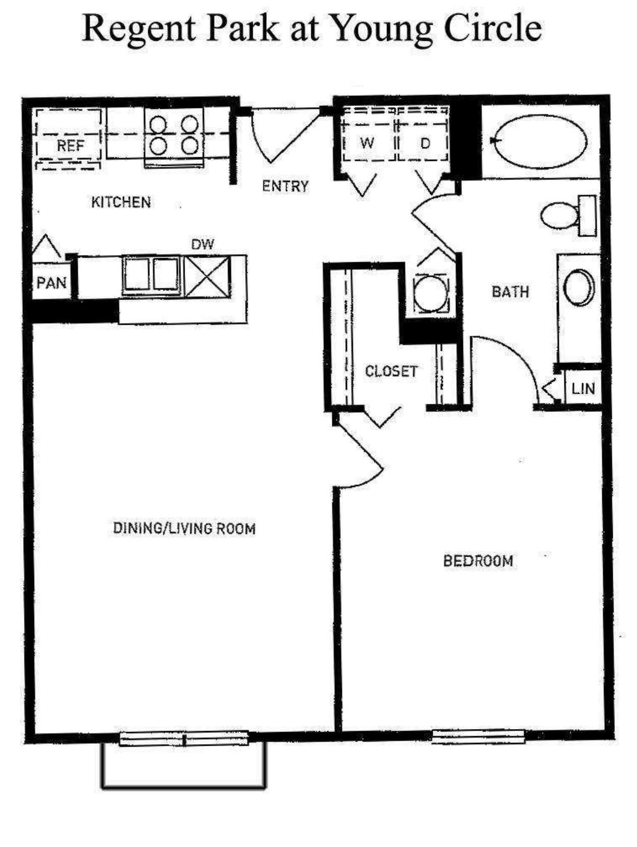 Unit Layout - 1919 Van Buren St