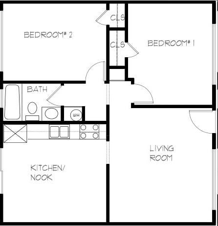 2BR/1BA - Magnolia at 9th