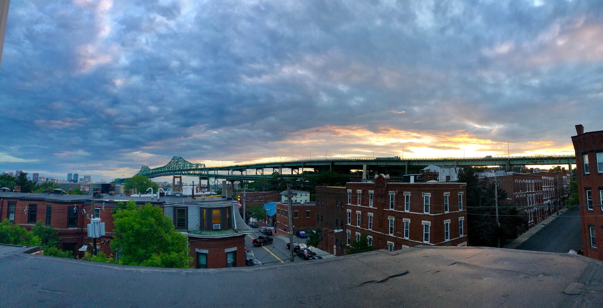 View from the brownstone roof - 41 Beacon St