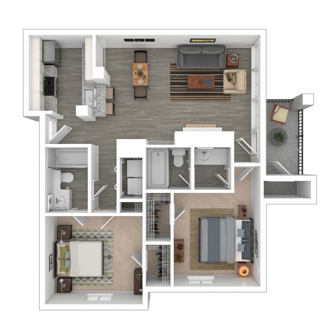 Floorplan - The Palmer at Las Colinas