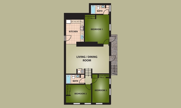 3BR/2BA - The Landings at Maysville High School