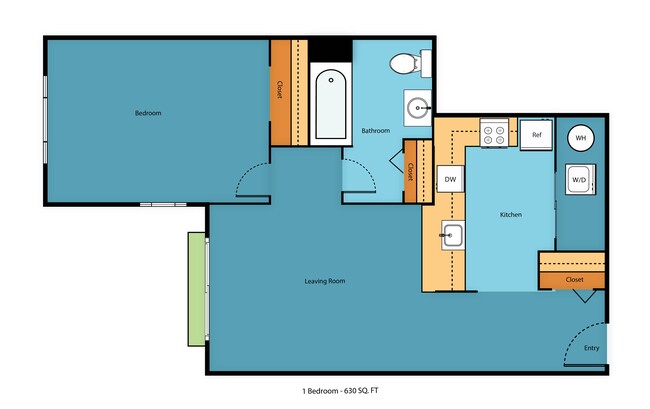 Floorplan - Promenade at the Park Apartment Homes