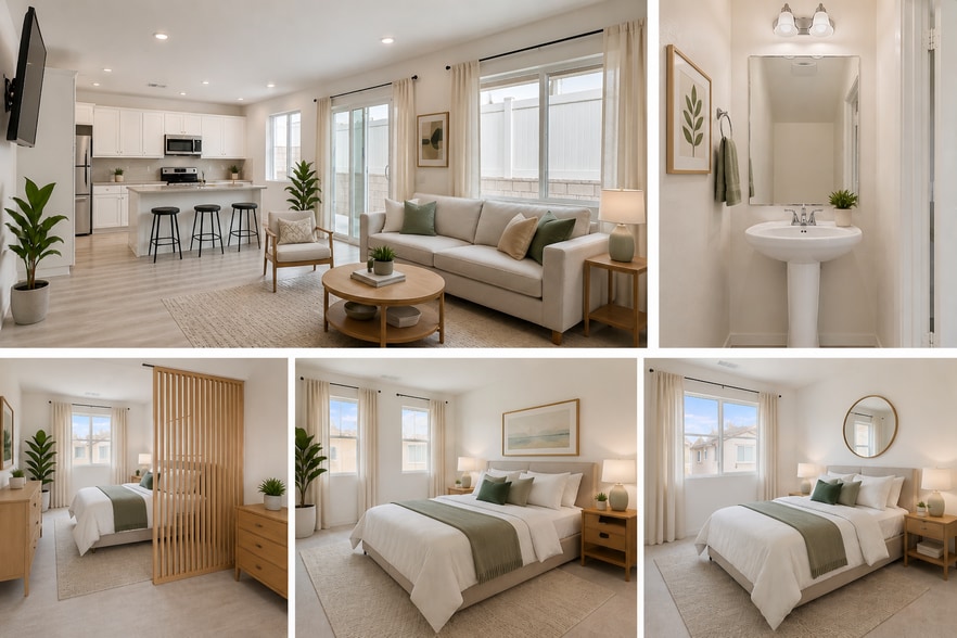 renderings of furnished rooms - 3092 Acebo Dr