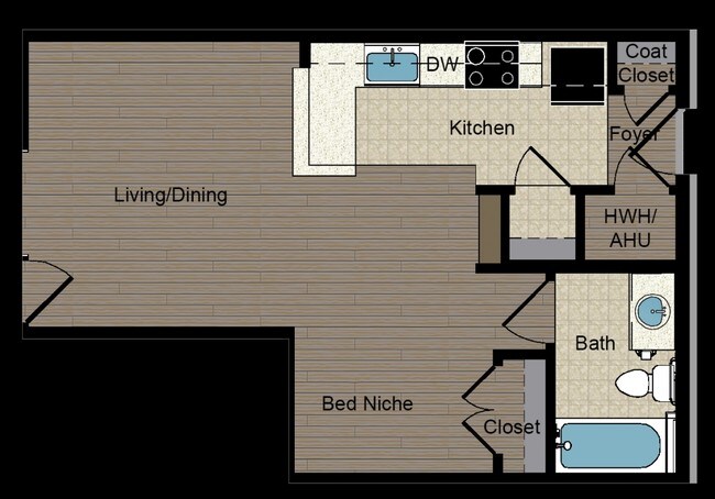 Studio - Justice Park Apartments