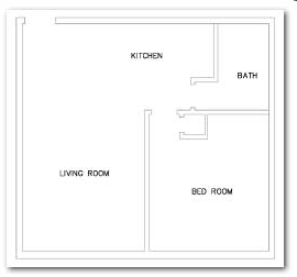 Typical 1BR/1BA - Middleton Commons