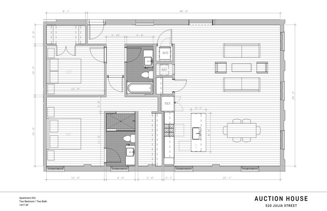 Floorplan - Auction House Apartments
