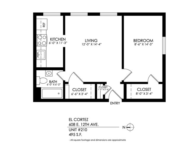 Floorplan - El Cortez