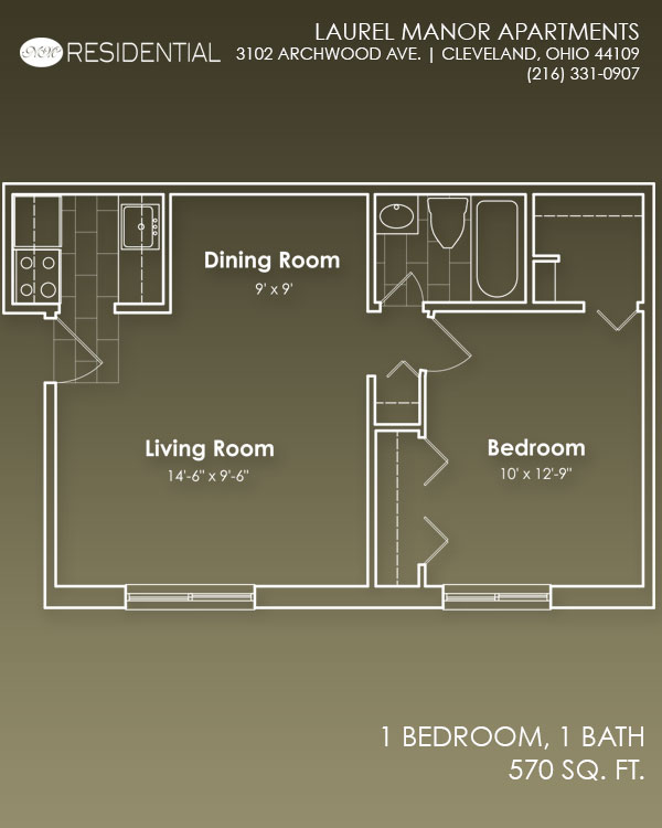 Floorplan - Laurel Manor Apartments