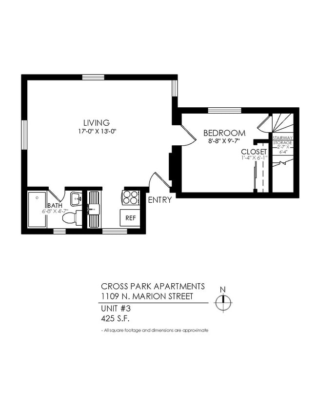 Floorplan - Cross Park Apartments