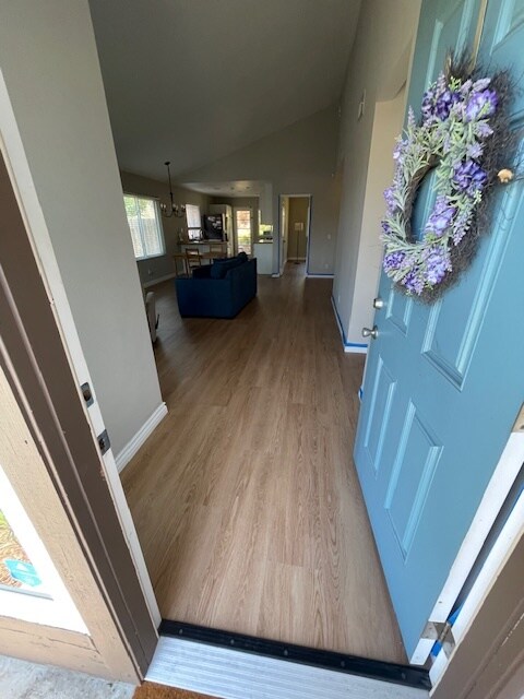 Front Door looking inside - 514 Barnett Dr