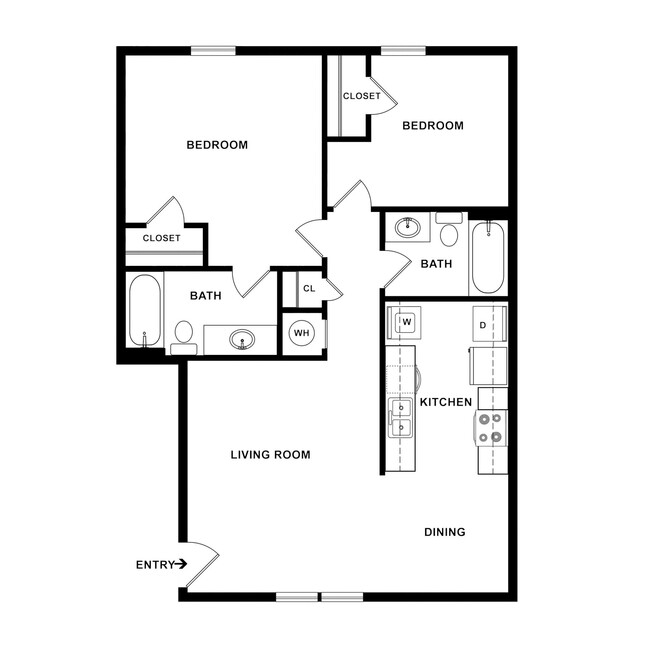 Floorplan - Parkridge Apartments