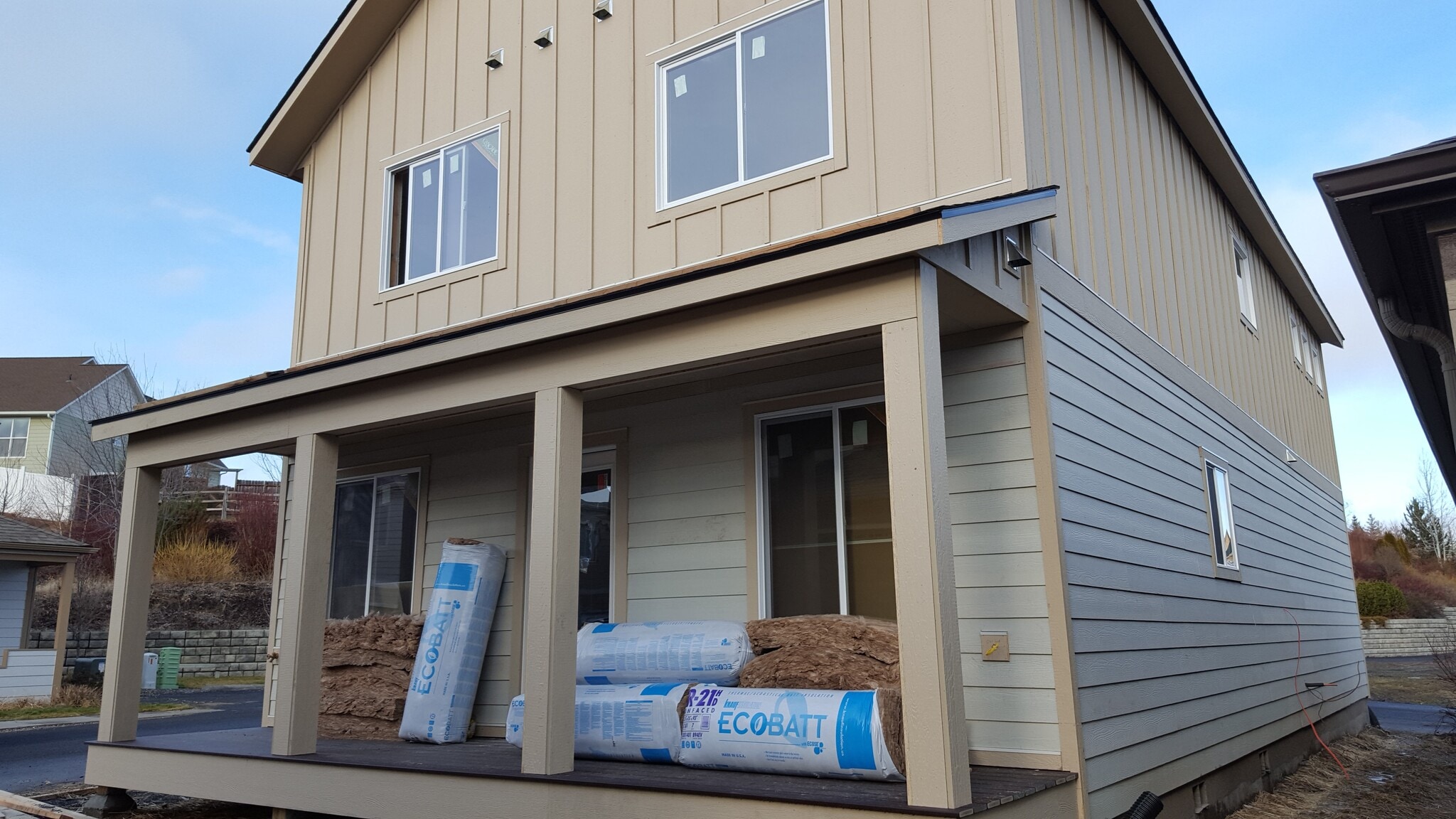 Home when it was under construction still - 1121 Sundial Ln