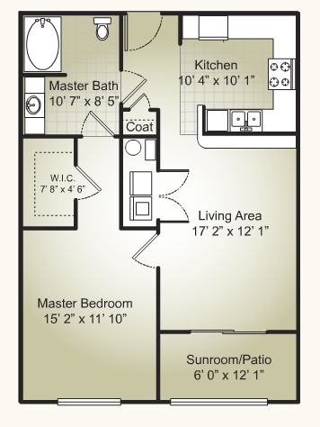 1BR/1BA - Alexandria Park Apartment Homes