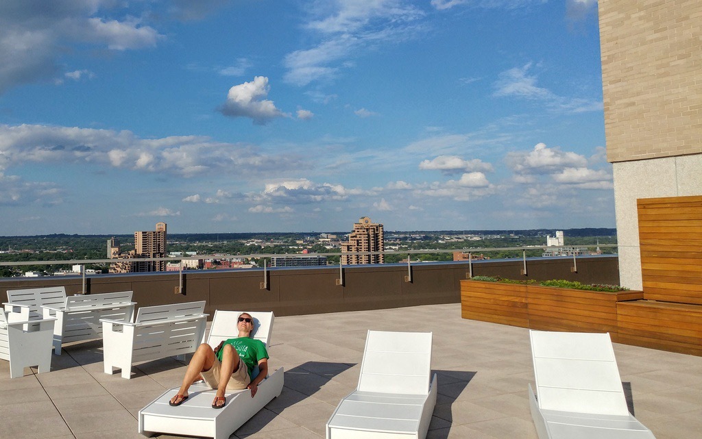 Rooftop deck has 360 degree views - 19 S 1st St