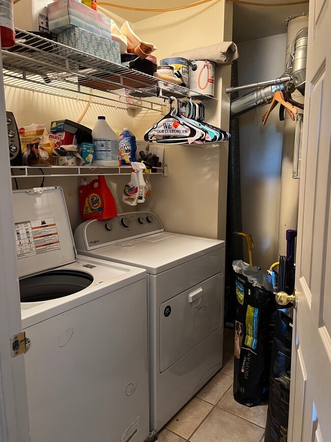 Laundry room with new washer & dryer - 4670 White Rock Cir