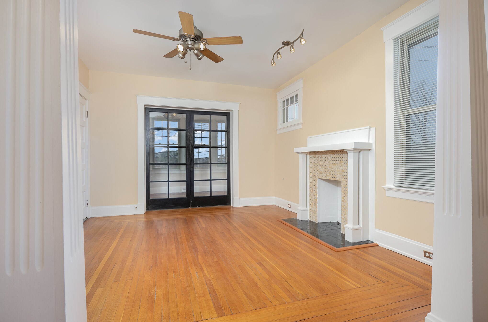 Sunroom Original French Doors Closed - 5248 Montgomery Rd