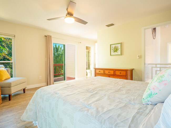 EnSuite Bedroom #1 with private deck - 3250 E De Bazan Ave