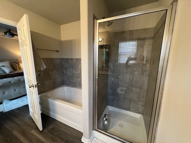 Separate tile shower and soaking tub - 2904 Emil Dr