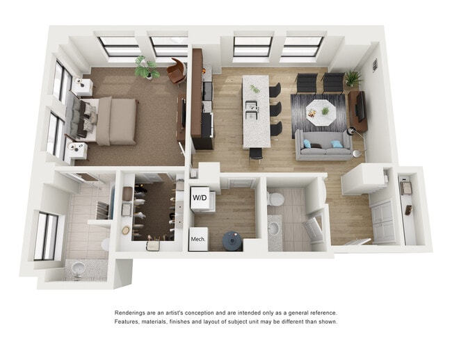 1x1.5 E2 - Residences at 150 Bagley