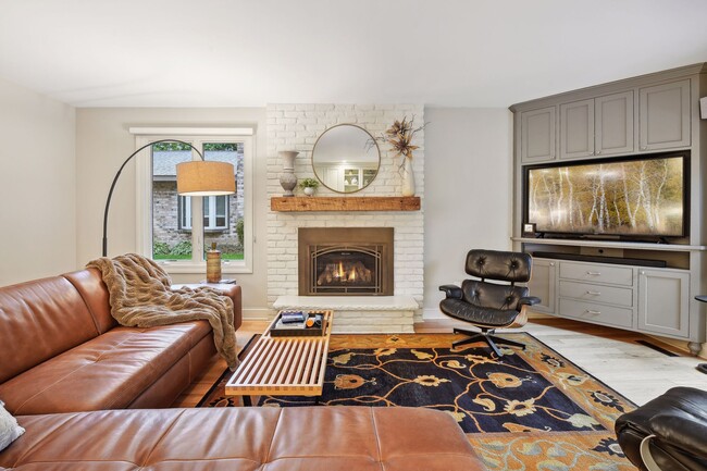 A cozy gas fireplace to gather around - 245 Inland Ln N