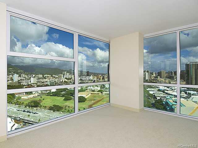 VIEW FROM 2ND BEDROOM - 909 Kapiolani Blvd