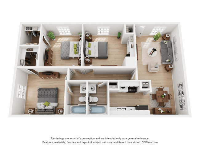 Floorplan - Dwell @ 1600 - College Station