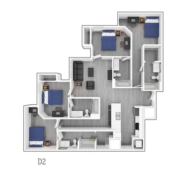 4 Bedroom Corner D2 - Park Place Denton